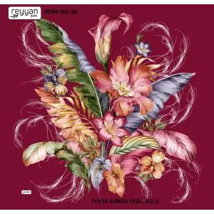 Reyyan Desenli Oyalık Yazma (ryyn-423-21)