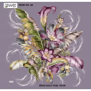 Reyyan Desenli Oyalık Yazma (ryyn-423-24)