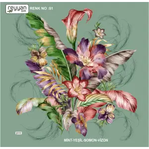 Reyyan Desenli Oyalık Yazma (ryyn-423-27)