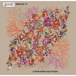 Reyyan İpek 100 cm Oyalık Yazma (ryyn-328-23)