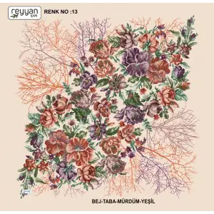 Reyyan İpek 100 cm Oyalık Yazma (ryyn-328-25)