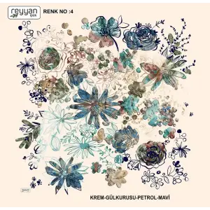 Reyyan İpek 100 cm Oyalık Yazma (ryyn-375-18)