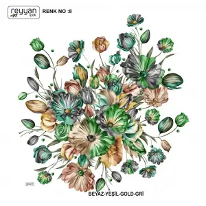 Reyyan İpek 100 cm Oyalık Yazma (ryyn-376-05)