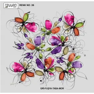 Reyyan İpek 100 cm Oyalık Yazma (ryyn-397-03)