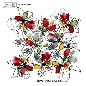 Reyyan İpek 100 cm Oyalık Yazma (ryyn-397-09)