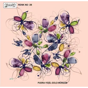 Reyyan İpek 100 cm Oyalık Yazma (ryyn-397-13)