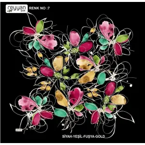 Reyyan İpek 100 cm Oyalık Yazma (ryyn-397-16)