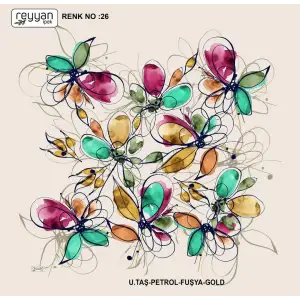 Reyyan İpek 100 cm Oyalık Yazma (ryyn-397-17)