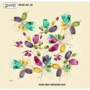 Reyyan İpek 100 cm Oyalık Yazma (ryyn-397-21)