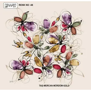 Reyyan İpek 100 cm Oyalık Yazma (ryyn-397-28)