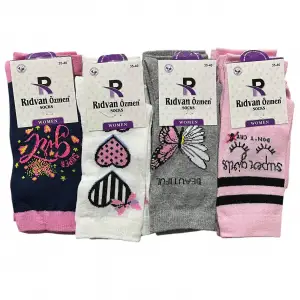 Rıdvan Özmen Bayan Soket Çorap 12lı Paket (BC-99-82)