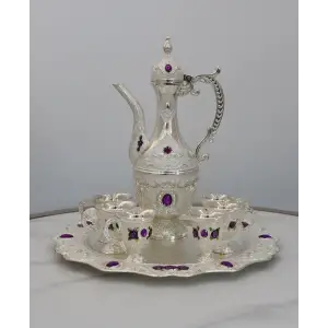 Sena Gümüş Taşlı Zemzem Takımı (zm12)