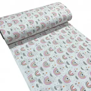 Taçmahal Akfil %100 Organik Pamuk Nevresim Kumaşı (nvk32)