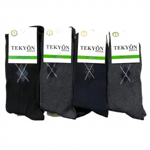 Tekyön Erkek Havlu Soket Çorap 12li Paket (MC-97-33)