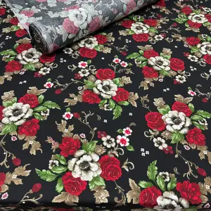 Yeni Sezon Tek En İthal Pamuk Viskon Kumaş (90 cm) (VSK01-276)