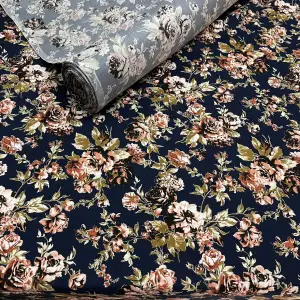 Yeni Sezon Tek En İthal Pamuk Viskon Kumaş (90 cm) (VSK01-308)