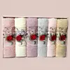 Anemon Jakarlı 3d Nakışlı 50x90 cm 6 adet Havlu (anemon01)
