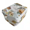 Desenli Çorap Hurcu Kahverengi Renk 30*22*18 cm 1 adet (Hurc9701)