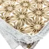 Kenarı Dantelli Desenli Sofra 140x140 cm 1 Adet(Sofra9502)