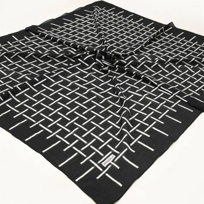 Bonjela Desenli Mio Cazz Eşarp (FE459-02)