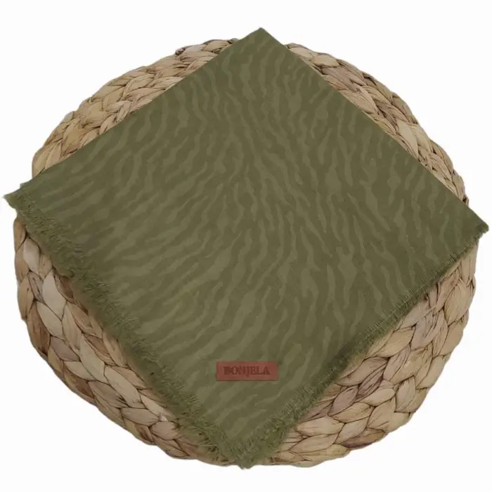 Bonjela Jakarlı Pamuk Mevsimlik Eşarp (JKR9913)