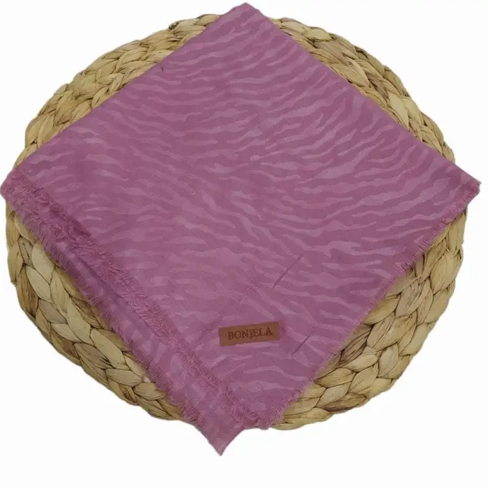 Bonjela Jakarlı Pamuk Mevsimlik Eşarp (JKR9921)