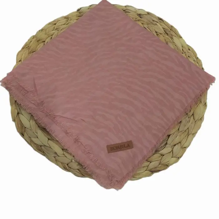 Bonjela Jakarlı Pamuk Mevsimlik Eşarp (JKR9936)