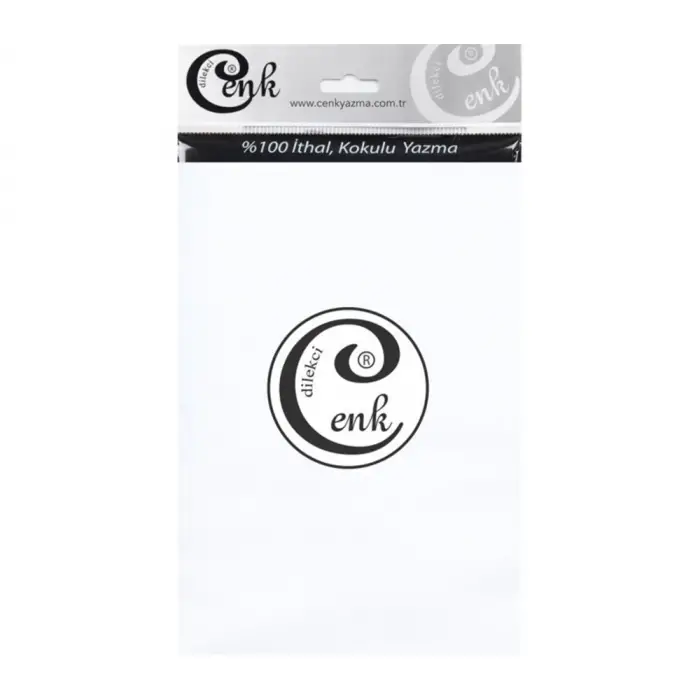 Cenk 90 Cm Düz Renk Beyaz Yazma (90cm-000)