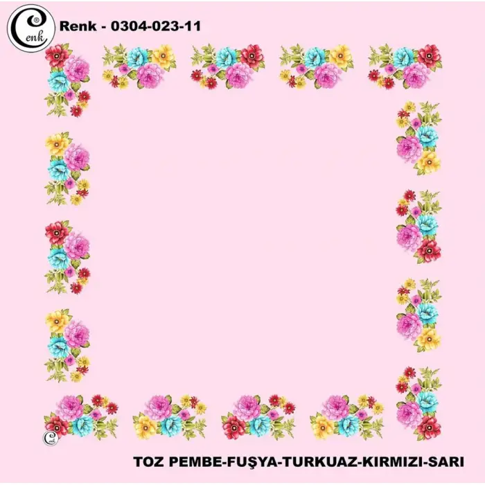 Cenk 90 Cm Ortası Boş Poşet İçi Yazma(Cnk-304-23-11)