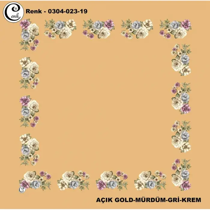 Cenk 90 Cm Ortası Boş Poşet İçi Yazma(Cnk-304-23-19)