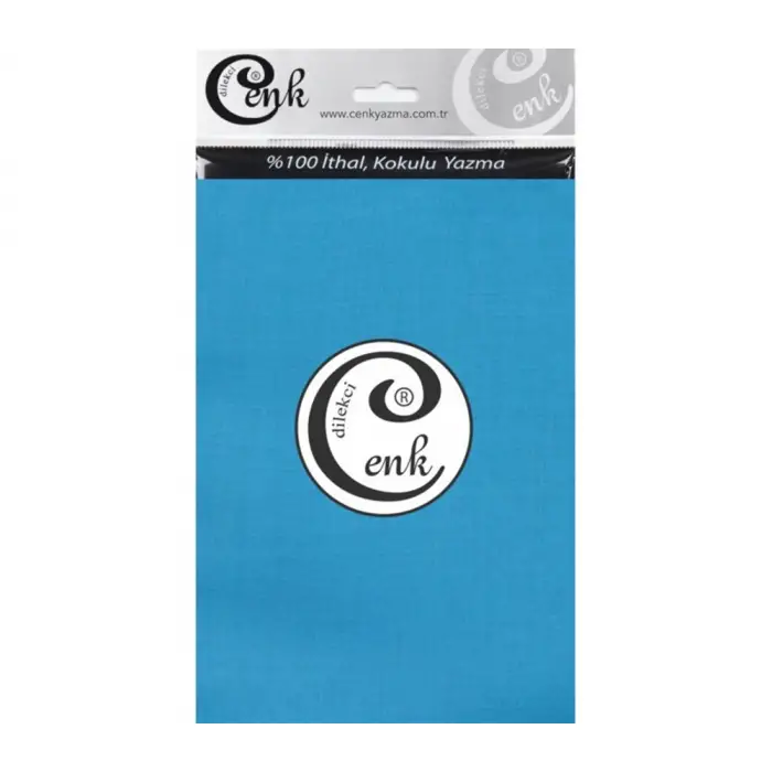 CENK DÜZ 90cm ELEKTRİK MAVİ TEKLİ POŞET YAZMA (90cm-021)