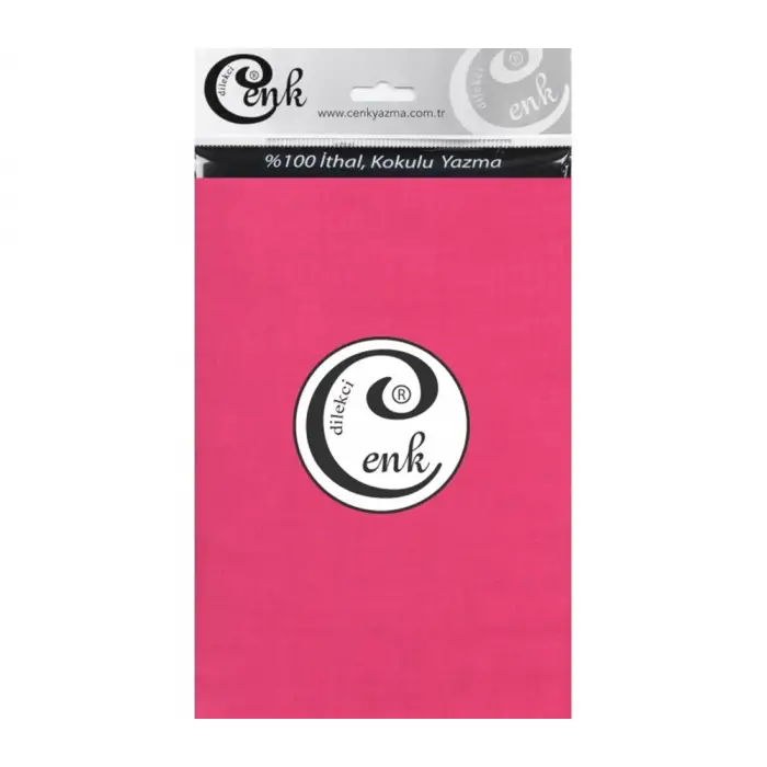 CENK DÜZ 90cm Şeker Pembe TEKLİ POŞET YAZMA (90cm-338)