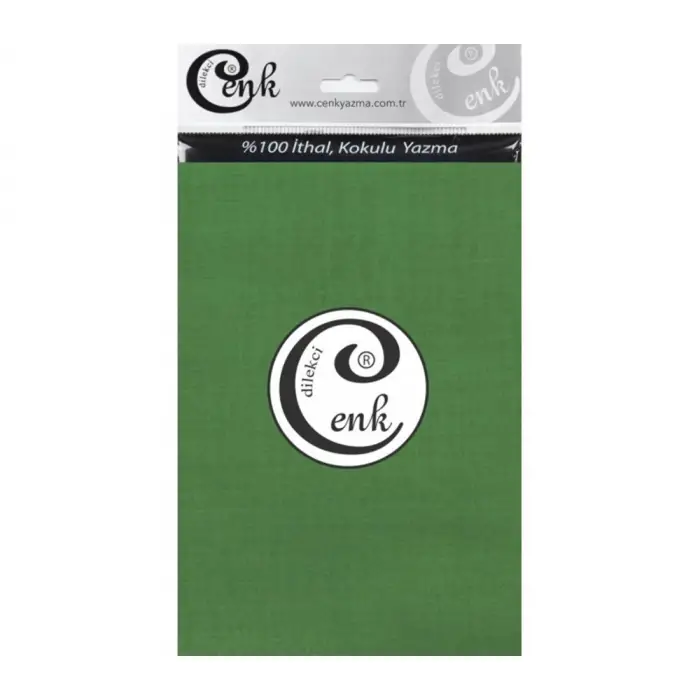 CENK DÜZ 90cm KOYU YEŞİL TEKLİ POŞET YAZMA(302-004)