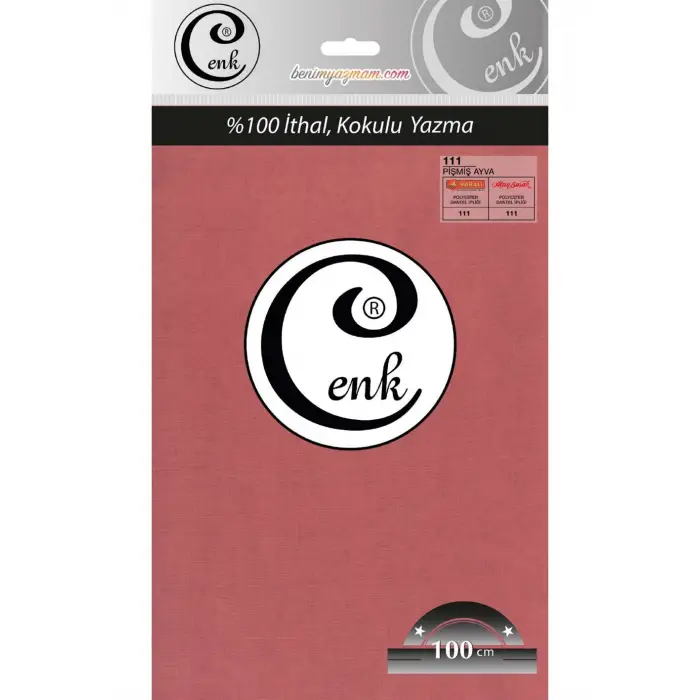 Cenk Düz Renk 100cm Pişmiş Ayva Yazma (301-111)