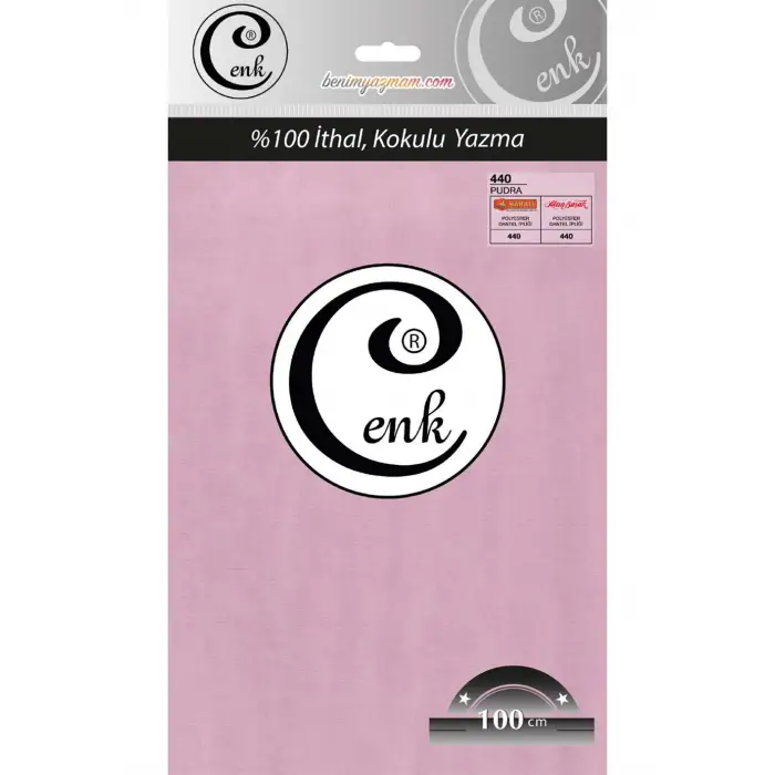Cenk Düz Renk 100cm Pudra Yazma (301-440)