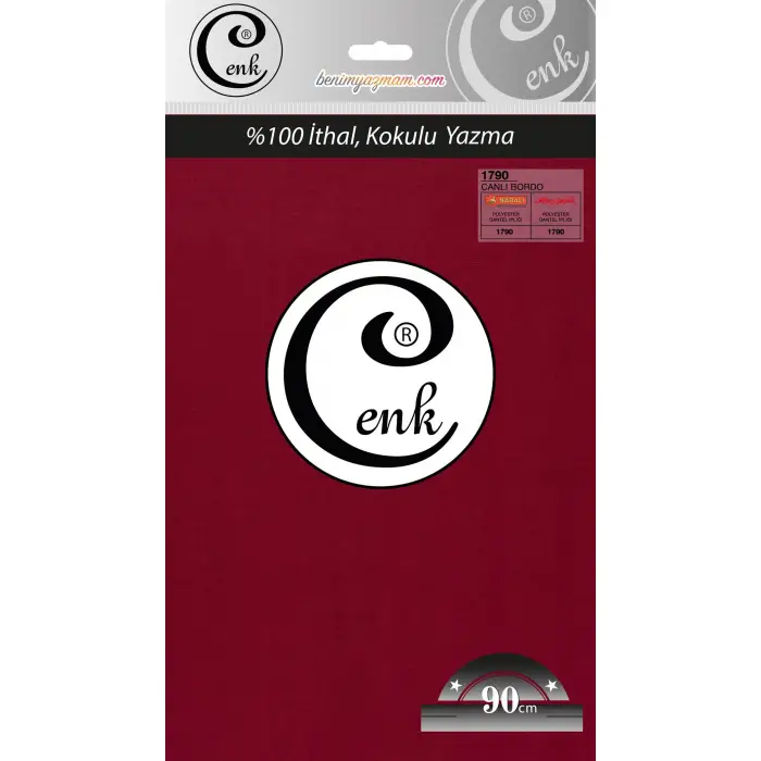 Cenk Yazma 90cm Düz Tekli Poşet Yazma (90cm-1790)