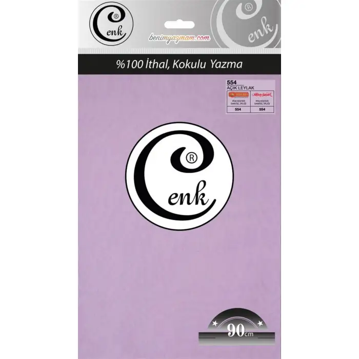 Cenk Yazma 90cm Düz Tekli Poşet Yazma (90cm-554)