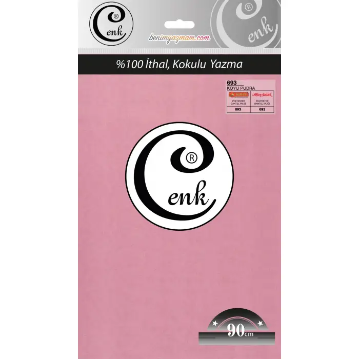 Cenk Yazma 90cm Düz Tekli Poşet Yazma (90cm-693)