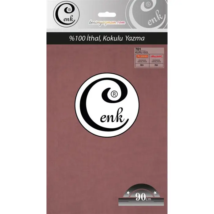 Cenk Yazma 90cm Düz Tekli Poşet Yazma (90cm-701)