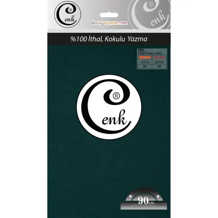 Cenk Yazma 90cm Düz Tekli Poşet Yazma (90cm-755)