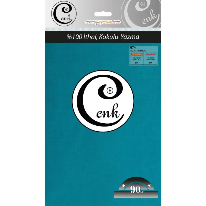 Cenk Yazma 90cm Düz Tekli Poşet Yazma (90cm-874)