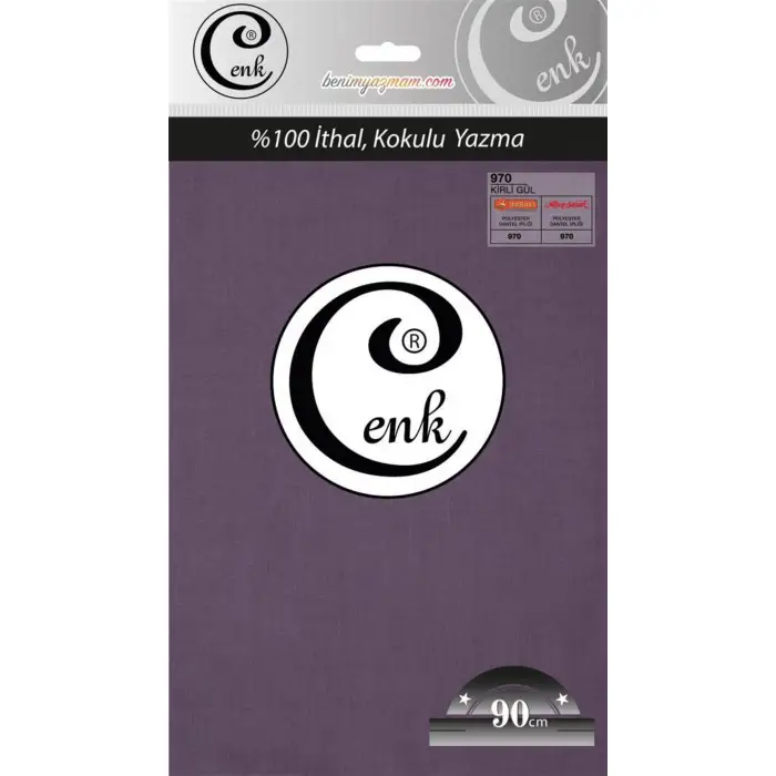 Cenk Yazma 90cm Düz Tekli Poşet Yazma (90cm-970)