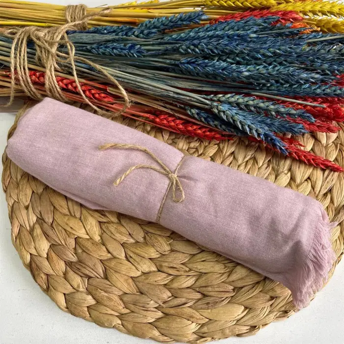 Pamuk Keten Düz Şal (Pkt8508)