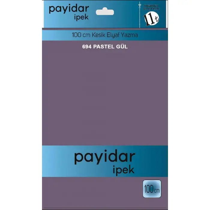 Payidar İpek 100 Cm  Düz Poşetli Yazma  (PYR-601-694)