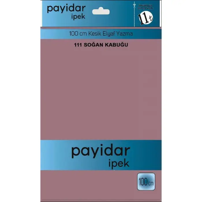 Payidar İpek 100 Cm Soğan Kabuğu Düz Poşetli Yazma (PYR-601-111)