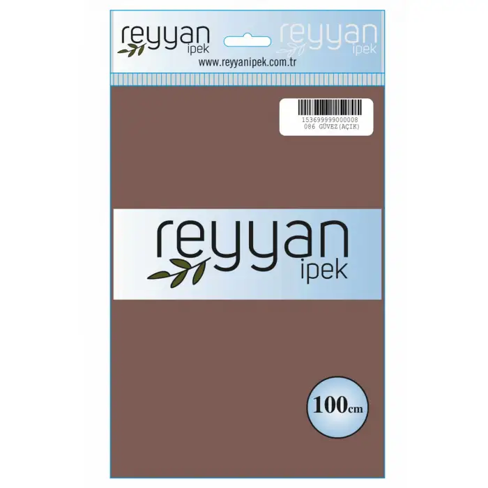 Reyyan İpek 100 Cm Düz Poşetli Yazma Güvez-9886