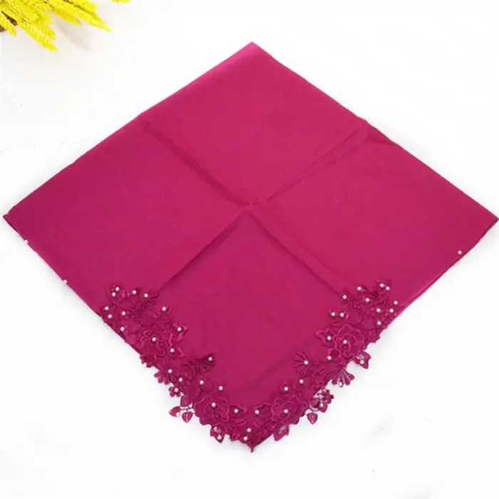 Sarmaşık Dantelli İncili Tülbent (Srm-90-02)