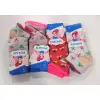 Kız Çocuk Penye Patik Çorap 12li Paket (Yaş:5-6) (KC-99-02)