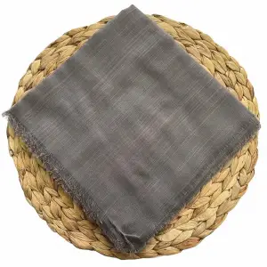 Altınel Düz Flamlı Keten Eşarp Vizon (Dzf99-42)