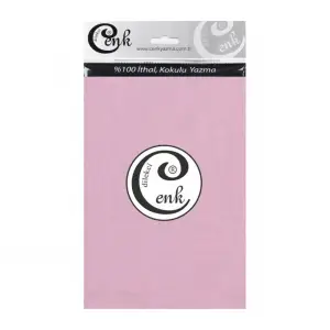 Cenk 90 Cm Düz Renk Pastel Gül Yazma (90cm-694)